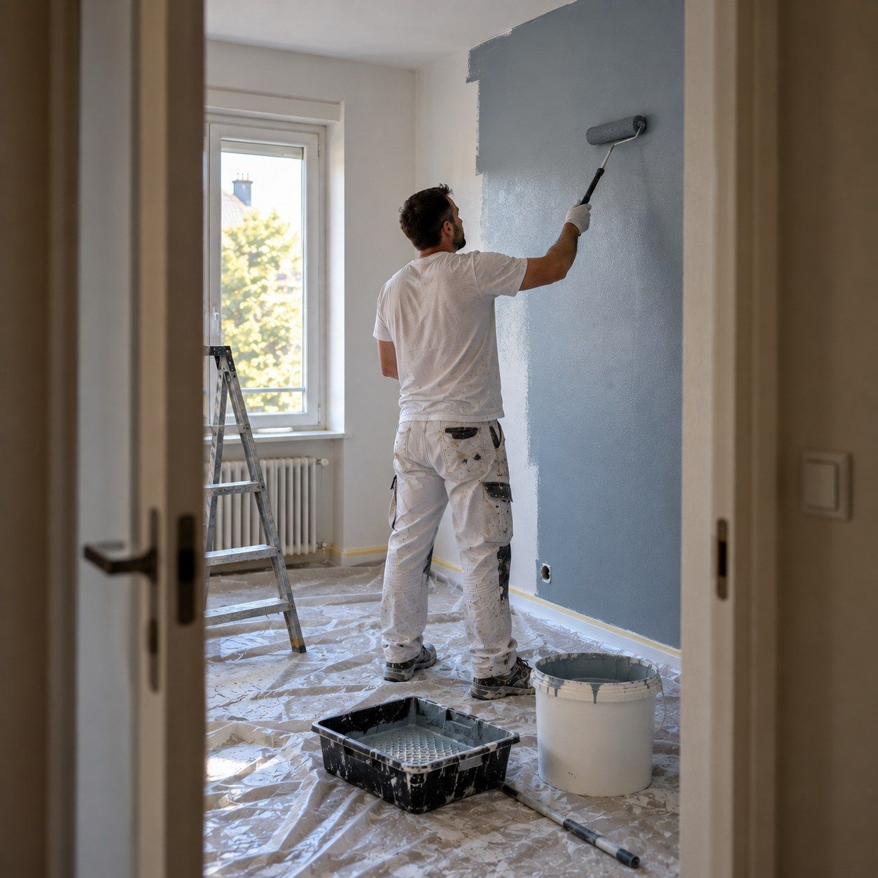 Eric Marchand, peinture intérieure à Palaiseau